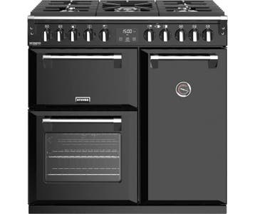 Stoves Richmond S900 DF Deluxe Zwart, Ophalen of Verzenden, Nieuw, Hete lucht