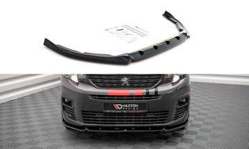 Voorspoiler Peugeot Partner MK3 Maxton Glans Zwart, Ophalen of Verzenden, Nieuw