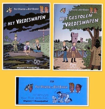 Piet Pienter en Bert Bibber - Het vredeswapen /Het gestolen, Boeken, Nieuw