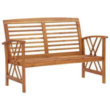 vidaXL Tuinbank 119 cm massief acaciahout, Tuin en Terras, Verzenden, Nieuw, Hout