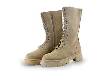 Bullboxer Laarzen in maat 36 Beige, Hoge laarzen, Verzenden, Beige, Zo goed als nieuw