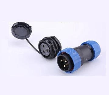 Male + socket - Waterdichte kabelverbinder - 3 aderig - IP68, Ophalen of Verzenden, Nieuw