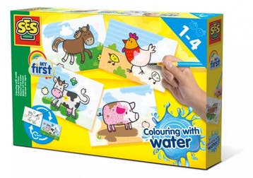 Kleuren met water - Boerderij dieren (Knutselpakketten), Verzenden, Nieuw, Knutselen