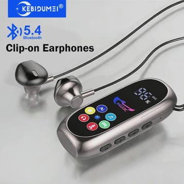 Clip-on Bluetooth Oordopjes met Microfoon & TF-kaart - Draad, Computers en Software, Verzenden, Nieuw