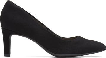 Clarks - Maat 37 - Calla Rose Dames Pumps - Black Suede, Verzenden, Nieuw