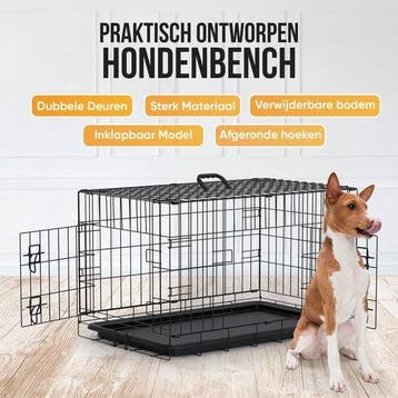 2dekans | Avalo Hondenbench L - Bench Voor Honden -, Ophalen of Verzenden, Zo goed als nieuw