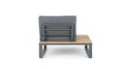Hoek Loungeset Albufeira Aluminium/Acaciahout Antraciet The, Verzenden, Nieuw