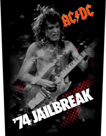 AC/DC - 74 Jailbreak - Rugpatch officiële merchandise, Ophalen of Verzenden, Nieuw, Kleding