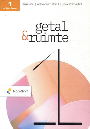 vmbo-t/h 1 deel 1 / Getal & Ruimte / Antwoordenboek, Boeken, Verzenden, Gelezen
