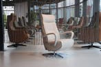 De Toekomst Twice TW-195N relaxfauteuil stof 3 motoren+accu, Ophalen of Verzenden, Nieuw, Stof, Design stoel