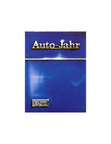 1982/83 AUTO-JAHR JAARBOEK N° 30 DUITS, Nieuw, Author