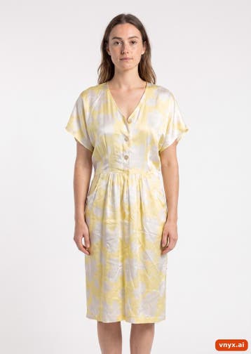 ROSA RONSTEDT Zomerjurken Dames maat M Geel Vintage, Ophalen of Verzenden, Nieuw