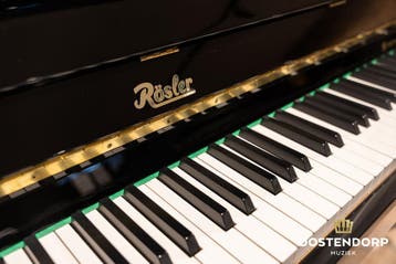 Rösler 110 PE Messing Piano, Muziek en Instrumenten, Zo goed als nieuw, Zwart