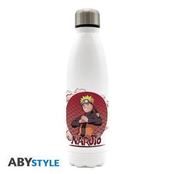 Naruto Shippuden Naruto & Sasuke Metalen Drinkfles, Ophalen of Verzenden, Nieuw