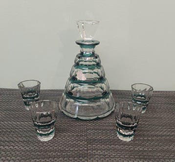 Val Saint Lambert - Drankservies - Kristal