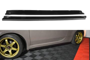 Zijskirts Diffusers Fiat 500 Hatchback Preface Glanzend, Auto-onderdelen, Ophalen of Verzenden, Nieuw