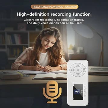 Draagbare MP3 Speler met Scherm & Bluetooth 5.3 - Ingebouwde, Verzenden, Nieuw