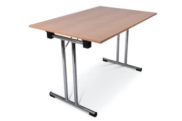 Inklapbare tafel recht | 120x80 | T-frame, Ophalen of Verzenden, Nieuw, Kunststof