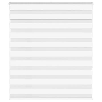 vidaXL Zebra rolgordijn 135x150 cm stofbreedte 130,9cm, Verzenden, Nieuw, Wit