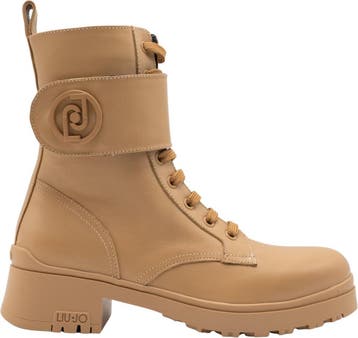Liu Jo New Nancy 37 Bootie Dames Veterboots - Nude - Maat 37, Verzenden, Nieuw
