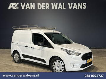 Ford Transit Connect | 1.5 EcoBlue L1H1 Euro6 Airco | 3-Zits, Auto's, Gebruikt, Euro 6, Wit, Dealer onderhouden