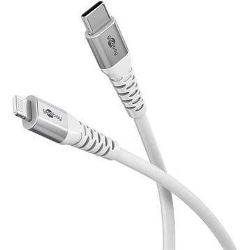 USB C naar Lightning kabel | Goobay | 3 meter | USB 2.0, Verzenden, Nieuw
