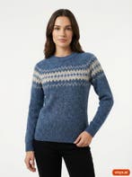 Crewneck Sherpa Sweater in Blue size L, Kleding | Dames, Truien en Vesten, Ophalen of Verzenden, Nieuw