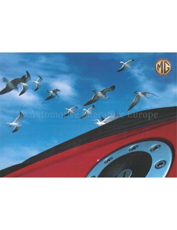 2000 MG MGF BROCHURE DUITS, Boeken, Nieuw, Author