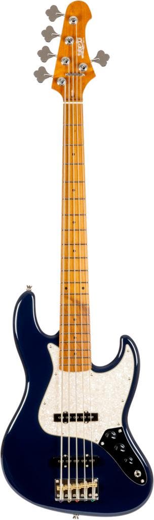 Jet Guitars JJB-305 DBL JB-Style 5-string Deep Blue, Verzenden, Nieuw