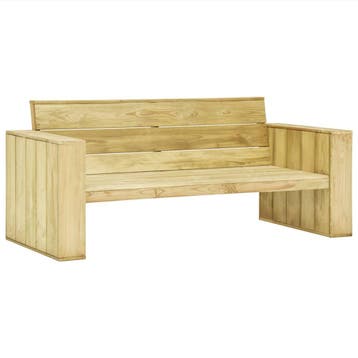 vidaXL Tuinbank 179 cm geïmpregneerd grenenhout, Tuin en Terras, Tuinbanken, Verzenden, Nieuw