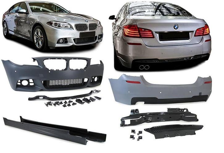 Compleet M Pakket BMW 5 Serie F10 LCI Sedan 2013-2017 B2354, Auto-onderdelen, Carrosserie en Plaatwerk, Nieuw, BMW, Voor, Achter