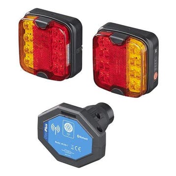 Aanhangerverlichtingsset LED met magneten draadloos (Blue..., Verzenden, Nieuw