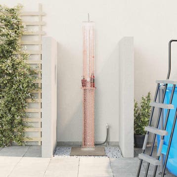 vidaXL Buitendouche 246 cm Massief Douglas hout en roestvrij, Verzenden, Nieuw