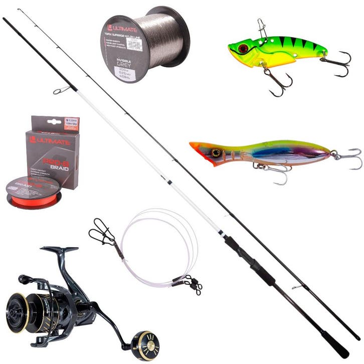 Ultimate Bluecore Seabass Lure Hengelset 2.90m (15-40g), Watersport en Boten, Hengelsport | Algemeen, Nieuw, Verzenden