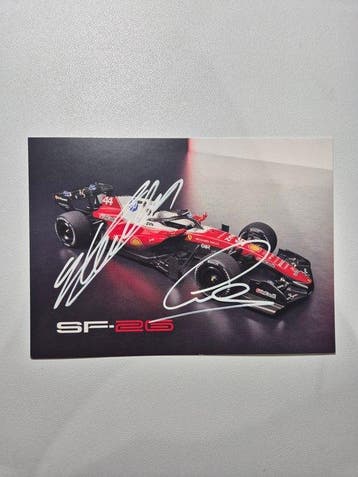 Ferrari - Lewis Hamilton & Charles Leclerc - 2026 - Fankaart, Nieuw