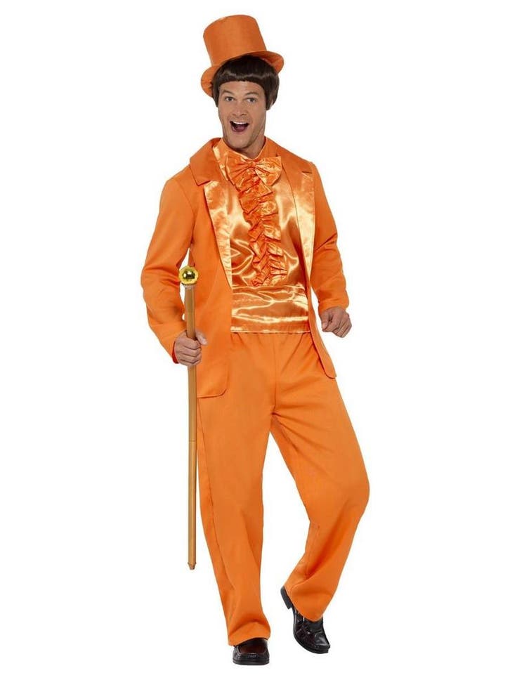 Dumb And Dumber Oranje Smoking, Kleding | Heren, Carnavalskleding en Feestkleding, Nieuw, Ophalen of Verzenden