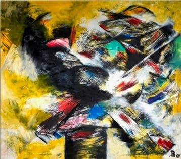 Bo Sigvardson (1952–2019) - Paesaggio astratto