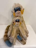 Steiff - Pluche dier Mungo Monkey Pair - 1950-1960 -