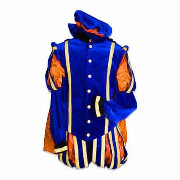 Piet Polyester Granada Luxe Blauw-Oranje - L, Verzenden, Nieuw