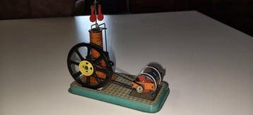CKO Kellermann - Dieselmotor mit dynamo - Opwindbaar blikken, Antiek en Kunst
