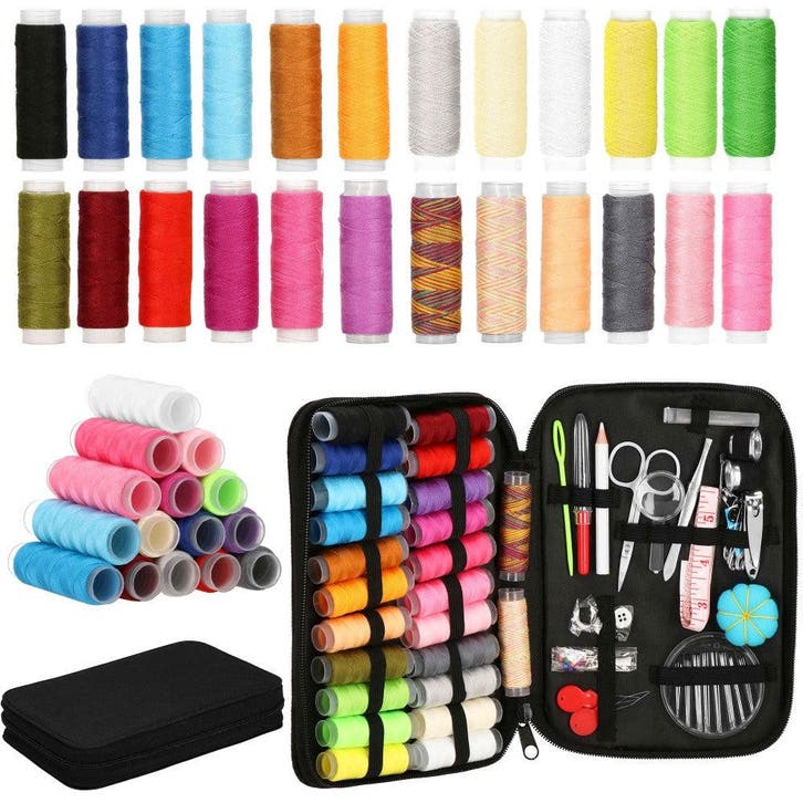 Naaiset | Naaigaren | Naaidoos | Inclusief Etui | 100-Delig, Auto diversen, Autostickers, Ophalen of Verzenden