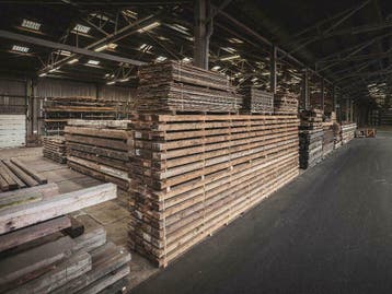 Oud Antiek Grenen/Vuren Balken en Gebinten, Balkhout, Doe-het-zelf en Verbouw, Gebruikt, Grenen, Balk