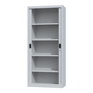 Nieuwe roldeurkast - 180x80x40cm - archiefkast - grijs, Huis en Inrichting, Kasten | Roldeurkasten en Archiefkasten, Nieuw, Metaal