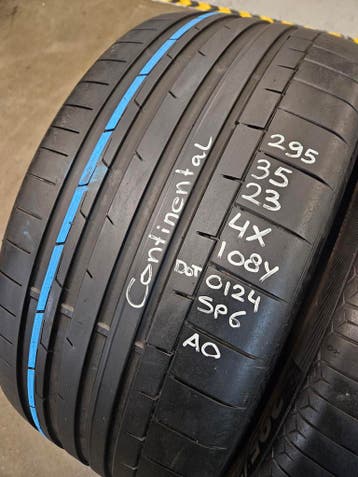 295/35/23 108Y CONTINENTAL SP.CONTACT6 AO 6,7/5,3MM PROFIEL, Ophalen, Gebruikt, 295 mm, Overige maten
