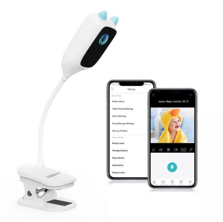 Wifi babyfoon 2K camera kinderkamer baby foon + APP 360 grad, Kinderen en Baby's, Babyfoons, Nieuw, Verzenden