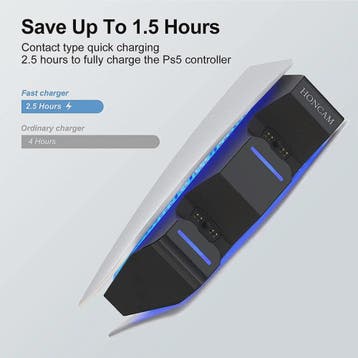 Dubbel Laadstation voor PS5 DualSense Controllers - Snel en, Verzenden, Nieuw