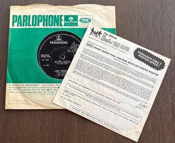 Beatles - Lady Madonna (UK) - 1st Pressing UK - With FAN, Nieuw in verpakking