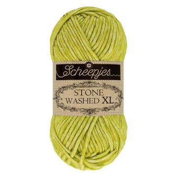 Scheepjes Stone Washed XL - 867 Peridot, Ophalen of Verzenden, Nieuw, Breien of Haken, Wol of Garen