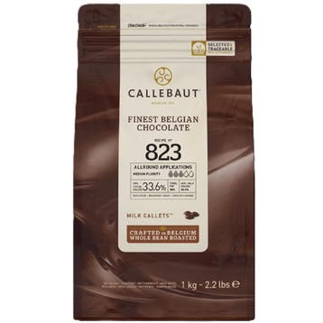 Callebaut Chocolade Druppels Melk (823) 1kg, Verzenden, Nieuw