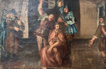 Italiaanse school (XVII) - Incoronazione di spine – Cristo, Antiek en Kunst